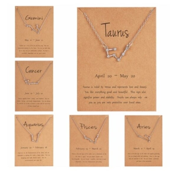 Zodiac Constellations Necklace by Golden Threads … - Picture 5 of 11